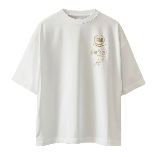 La Checoneta - Playera Oversize Blanca