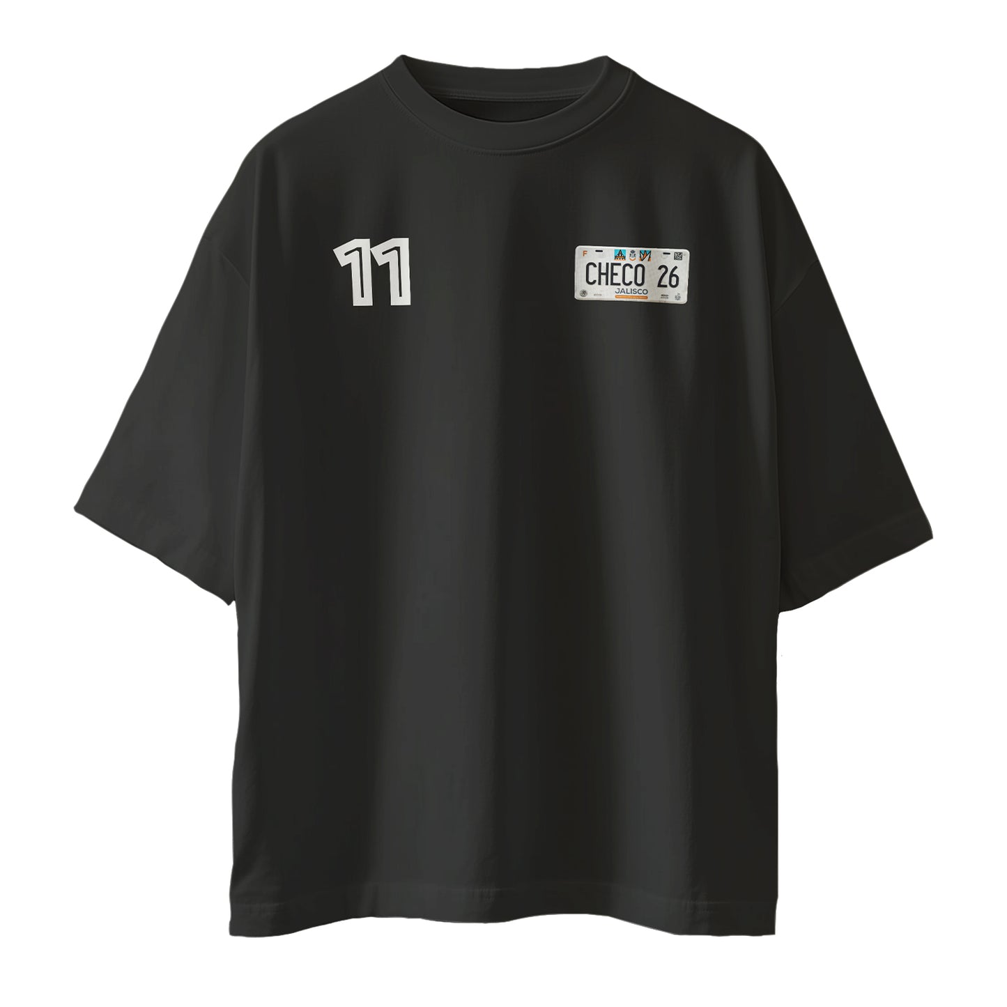Checo Cadillac F1 - Guess Who's Back Playera Oversize Negra