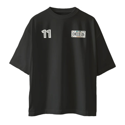 Checo Cadillac F1 - Guess Who's Back Playera Oversize Negra