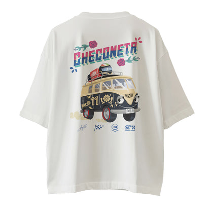 La Checoneta - Playera Oversize Blanca