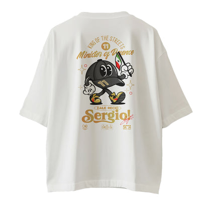 Dale Recio Sergio - Playera Blanca Oversize