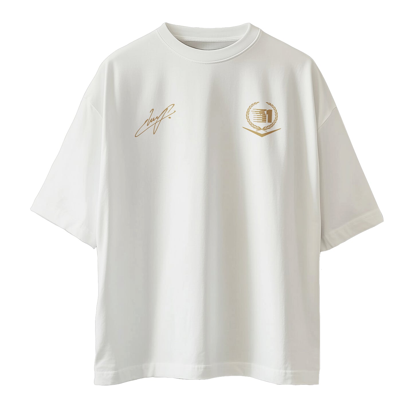 Checo Cadillac F1 - Ministro de Defensa - Playera Oversize Blanca