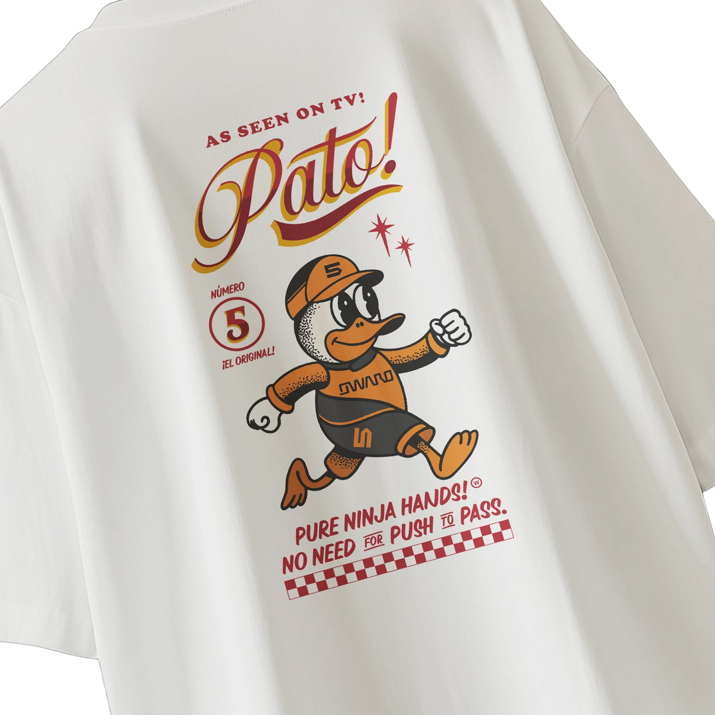 Pato! Pato O'Ward Oversize Blanca